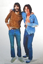 Kenny Loggins e Jim Messina in una immagine di met anni '70